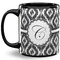 Ikat Coffee Mug - 11 oz - Full- Black