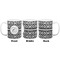 Ikat Coffee Mug - 11 oz - White APPROVAL