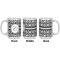 Ikat Coffee Mug - 15 oz - White APPROVAL