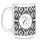 Ikat Coffee Mug - 15 oz - White