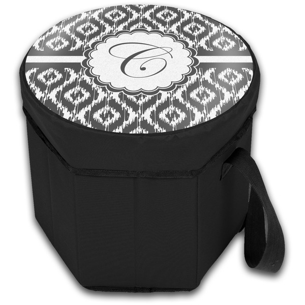 Ikat Collapsible Personalized Cooler & Seat (Closed)