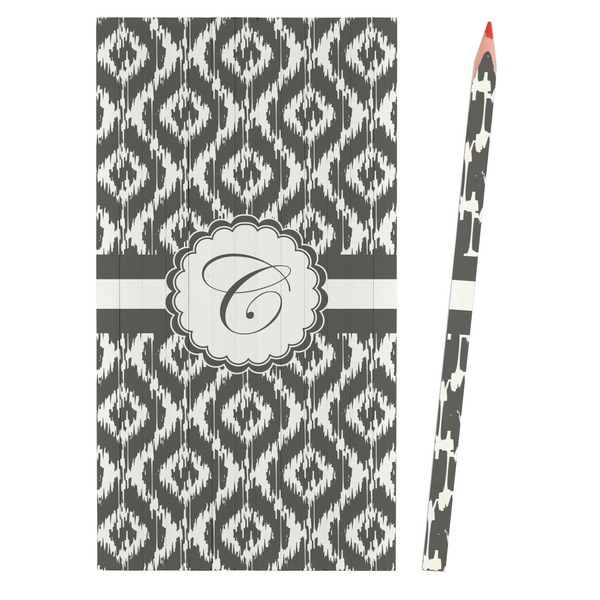 Ikat Colored Pencils - Front View