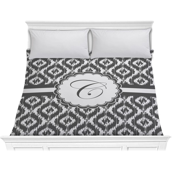 Custom Ikat Comforter - King (Personalized)