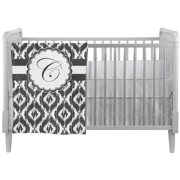Custom Ikat Crib Comforter / Quilt (Personalized)