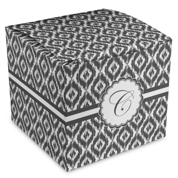 Custom Ikat Cube Favor Gift Boxes (Personalized)