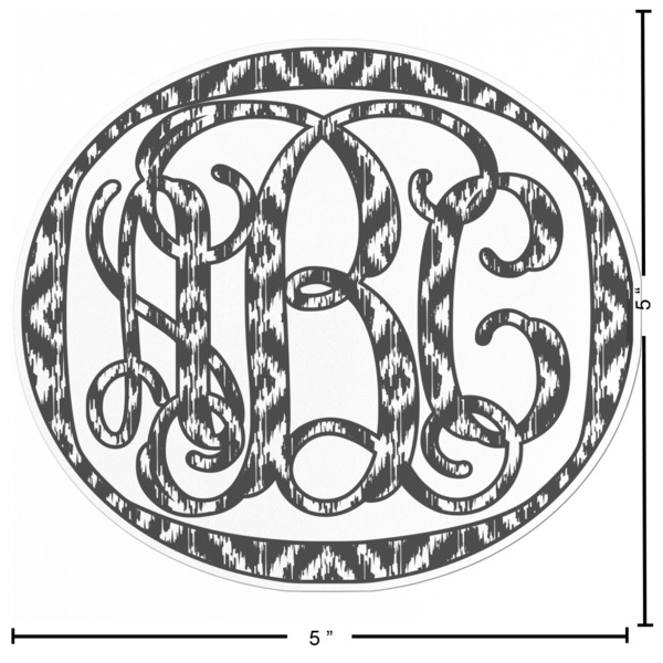 Ikat Custom Shape Iron On Patches - L - APPROVAL