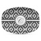 Ikat Plastic Platter - Microwave & Oven Safe Composite Polymer (Personalized)