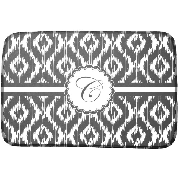Custom Ikat Dish Drying Mat w/ Initial
