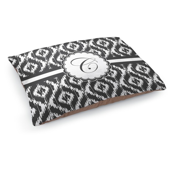 Custom Ikat Dog Bed - Medium w/ Initial