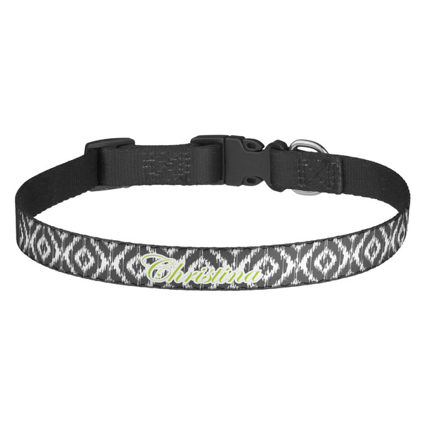 Custom Ikat Dog Collar - Medium (Personalized)
