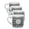 Ikat Double Shot Espresso Cups - Set of 4 (Personalized)