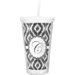 Ikat Double Wall Tumbler with Straw (Personalized)