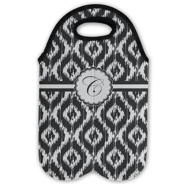 Ikat Double Wine Tote - Flat (new)