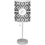 Ikat 7" Drum Lamp with Shade Linen (Personalized)