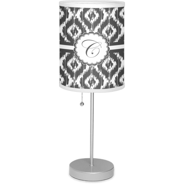 Custom Ikat 7" Drum Lamp with Shade Linen (Personalized)