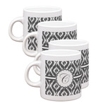 Ikat Single Shot Espresso Cups - Set of 4 (Personalized)