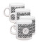 Ikat Single Shot Espresso Cups - Set of 4 (Personalized)