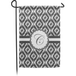 Ikat Small Garden Flag - Single Sided w/ Initial