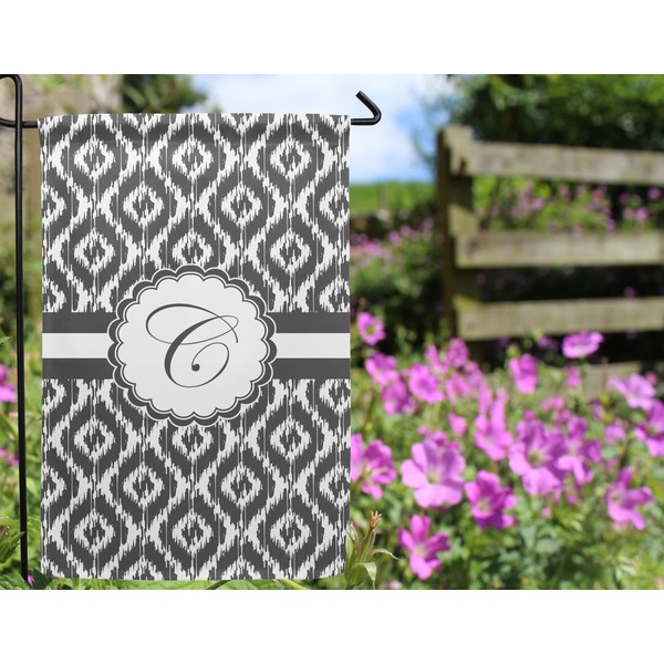 Ikat Garden Flag - Outside In Flowers
