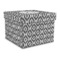 Ikat Gift Box with Lid - Canvas Wrapped - Large (Personalized)