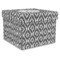 Ikat Gift Box with Lid - Canvas Wrapped - XX-Large (Personalized)
