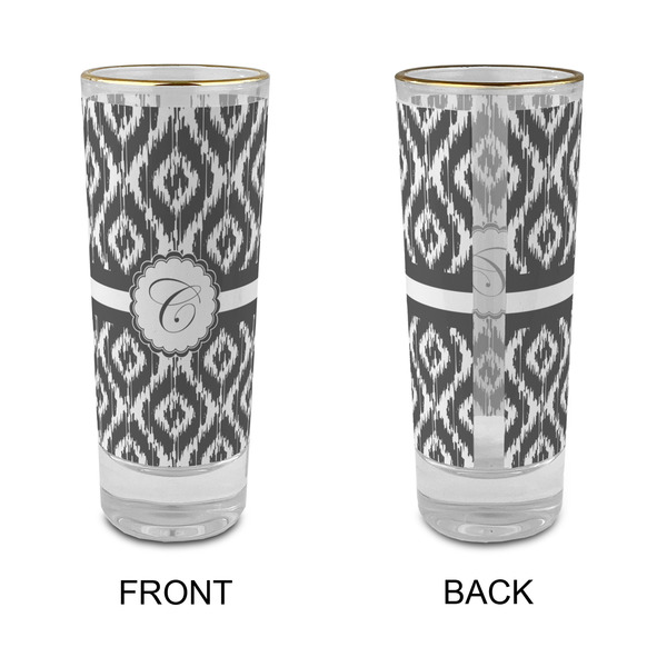 Ikat Glass Shot Glass - 2 oz - Single - APPROVAL