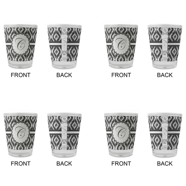 Ikat Glass Shot Glass - Standard - Set of 4 - APPROVAL