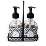 Ikat Glass Soap & Lotion Bottle Set (Personalized)