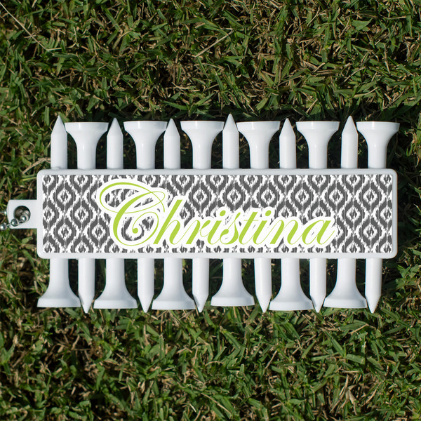 Custom Ikat Golf Tees & Ball Markers Set (Personalized)