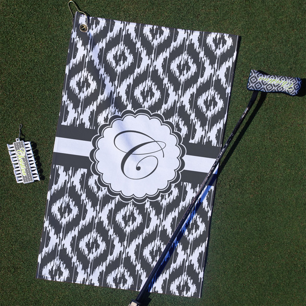 Custom Ikat Golf Towel Gift Set (Personalized)