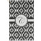 Ikat Golf Towel - Poly-Cotton Blend - Small w/ Initial
