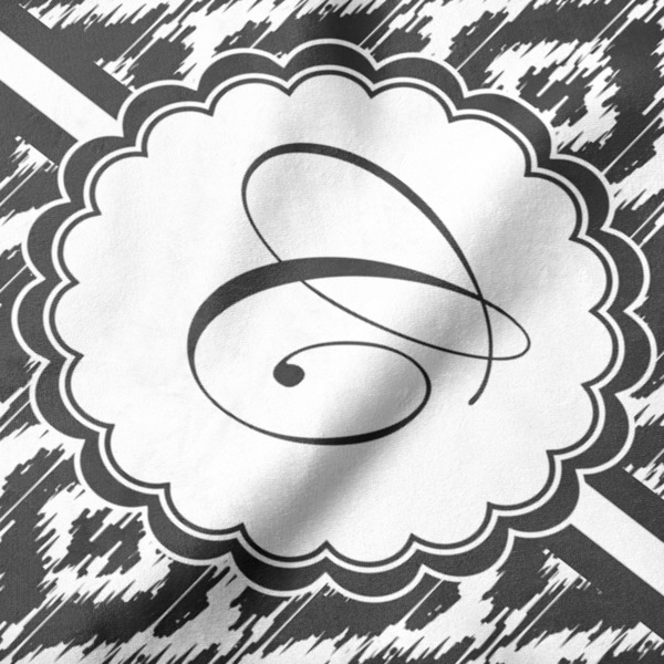 Ikat Hooded Baby Towel- Detail Close Up