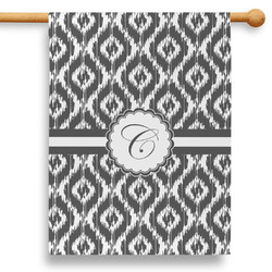 Ikat 28" House Flag - Double Sided (Personalized)