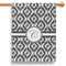Ikat 28" House Flag (Personalized)