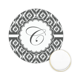 Ikat Printed Cookie Topper - 2.15" (Personalized)
