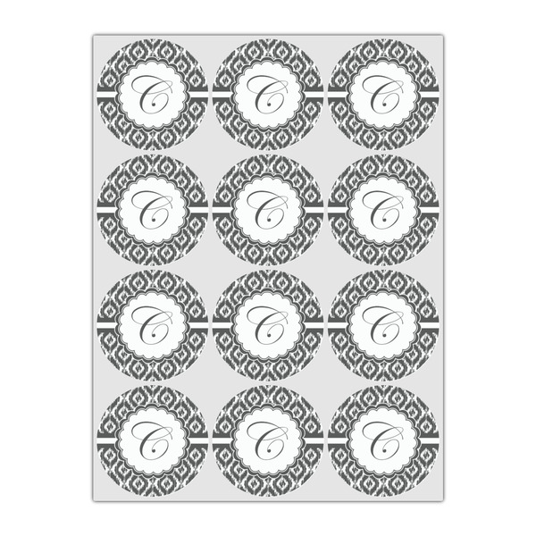 Ikat Icing Circle - Small - Set of 12