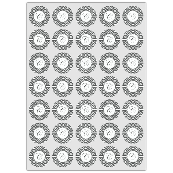 Ikat Icing Circle - XSmall - Set of 35