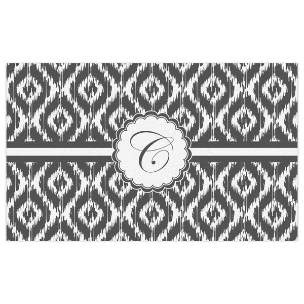 Ikat Indoor / Outdoor Rug - 3'x5' - Front Flat