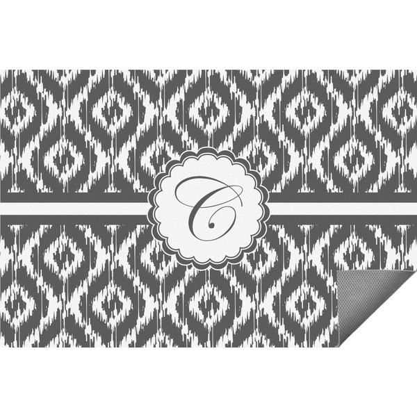 Custom Ikat Indoor / Outdoor Rug - 3'x5' (Personalized)