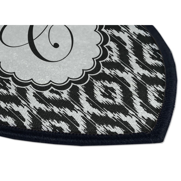 Ikat Iron on Shield 3 Detail