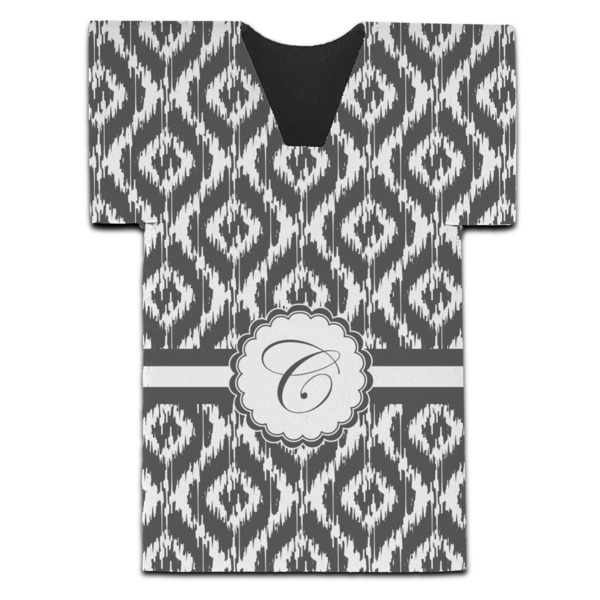 Ikat Jersey Bottle Cooler - Set of 4 - FRONT (flat)