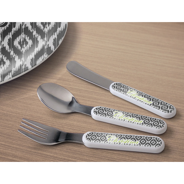 Ikat Kids Flatware w/ Plate