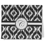 Ikat Kitchen Towel - Poly Cotton w/ Initial