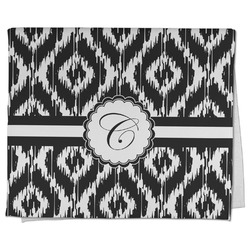 Ikat Kitchen Towel - Poly Cotton w/ Initial