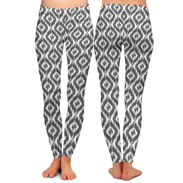 Ikat Ladies Leggings - Front and Back