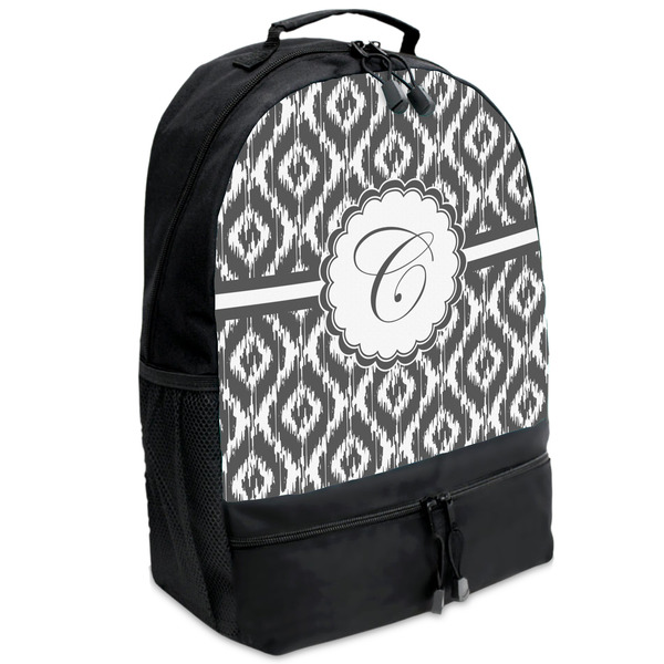 Custom Ikat Backpacks - Black (Personalized)