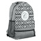 Ikat Large Backpack - Gray - Angled View