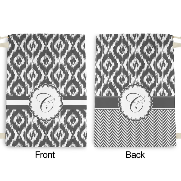 Ikat Large Laundry Bag - Front & Back View