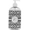 Ikat Plastic Soap / Lotion Dispenser (16 oz - Large - White) (Personalized)