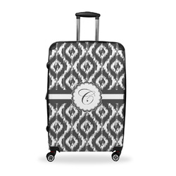 Ikat Suitcase - 28" Large - Checked w/ Initial